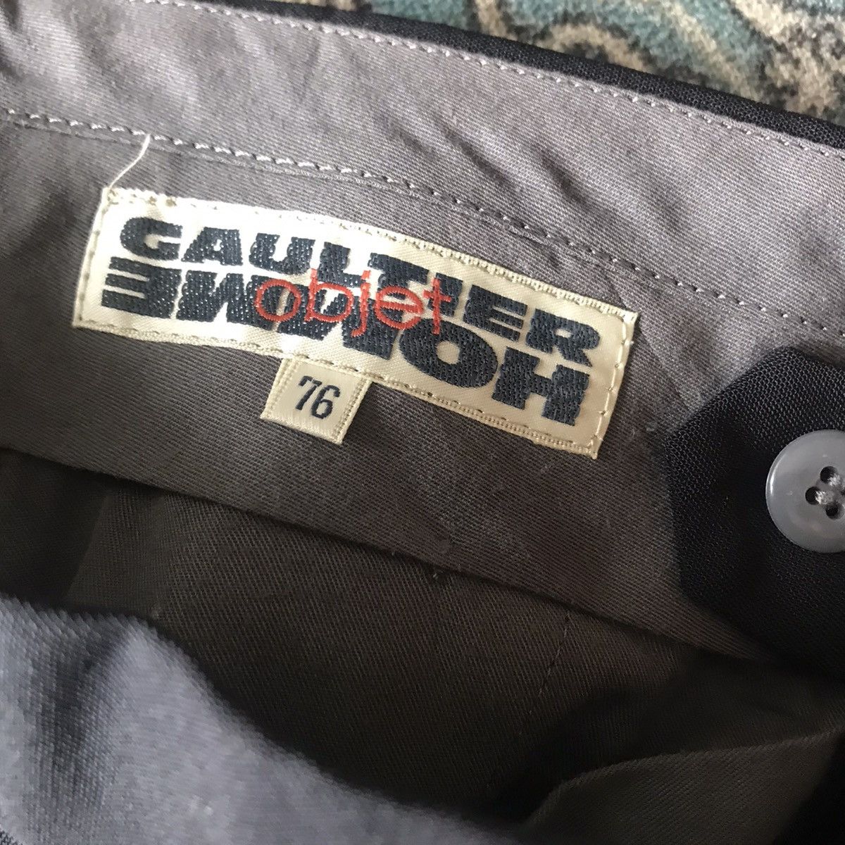 Gaultier Homme Objet Gaultier Homme Objet Wool Trouser Pants Size US 30 / EU 46 - 8 Thumbnail