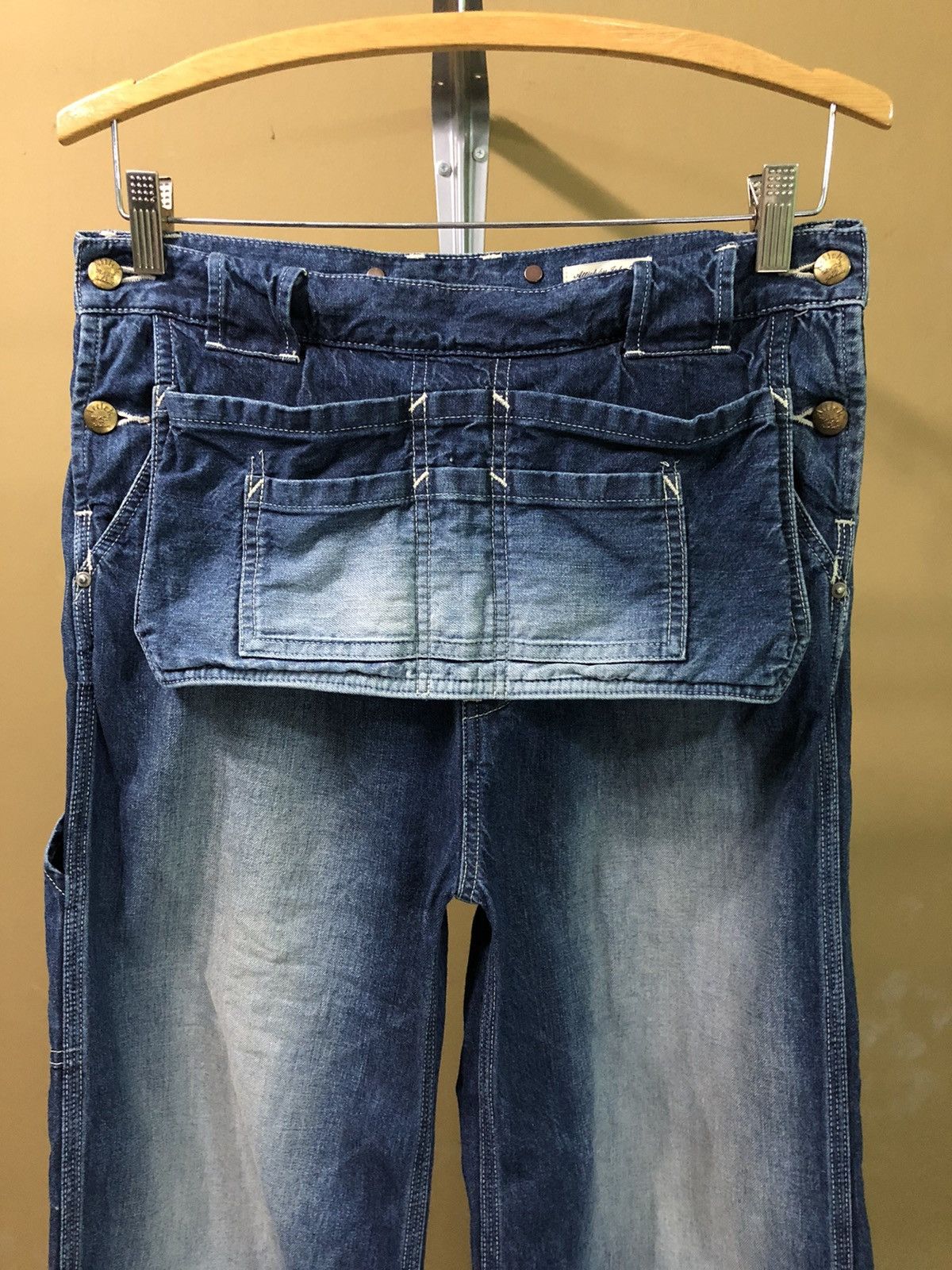 Johnbull Vintage Attick John Bull Monkey Pants Denim Jeans Size US 30 / EU 46 - 4 Thumbnail