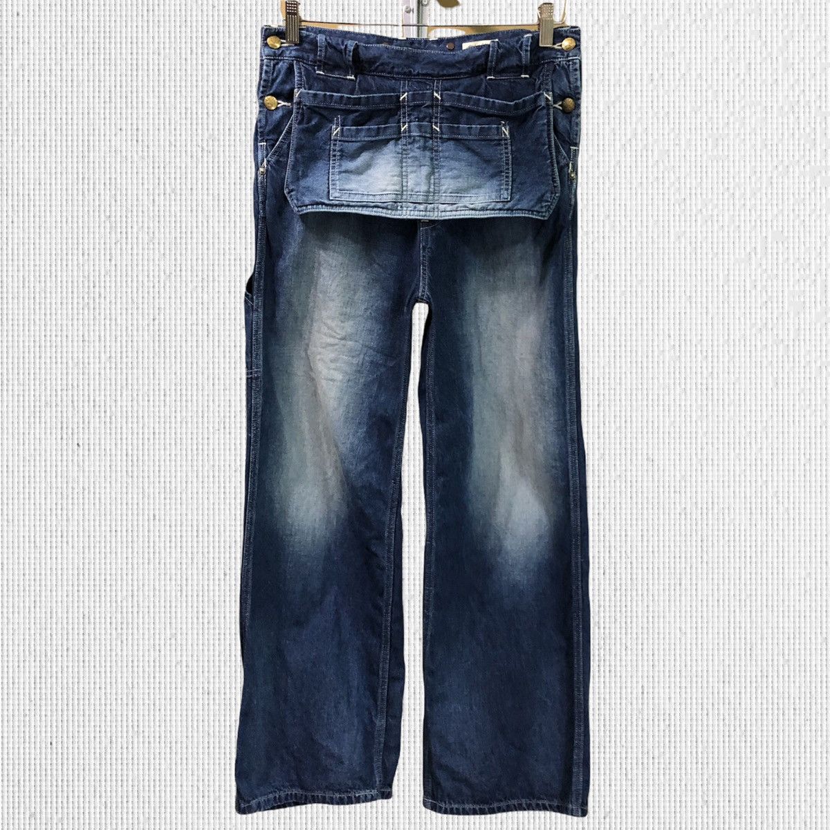Johnbull Vintage Attick John Bull Monkey Pants Denim Jeans Size US 30 / EU 46 - 1 Thumbnail