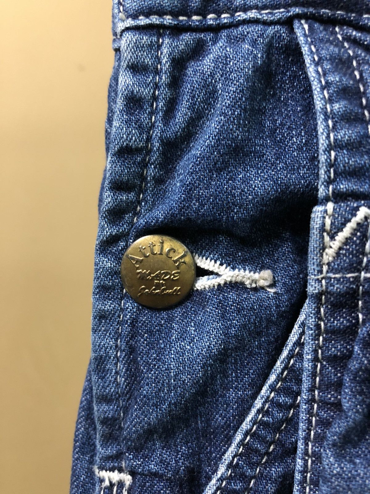 Johnbull Vintage Attick John Bull Monkey Pants Denim Jeans Size US 30 / EU 46 - 6 Thumbnail