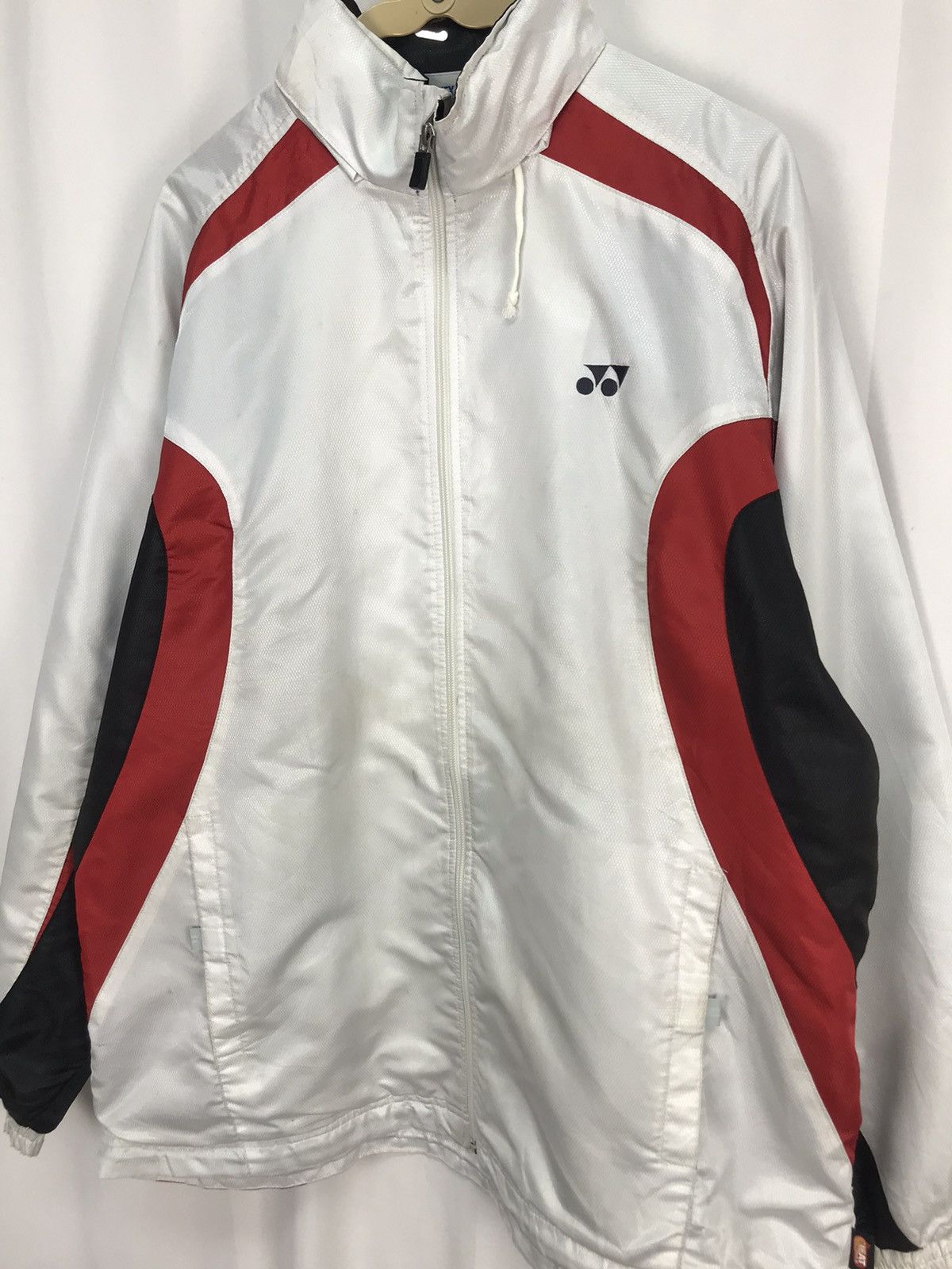 Japanese Brand × Vintage Vintage yonex zipper jacket hidden hoodie Size US L / EU 52-54 / 3 - 8 Thumbnail