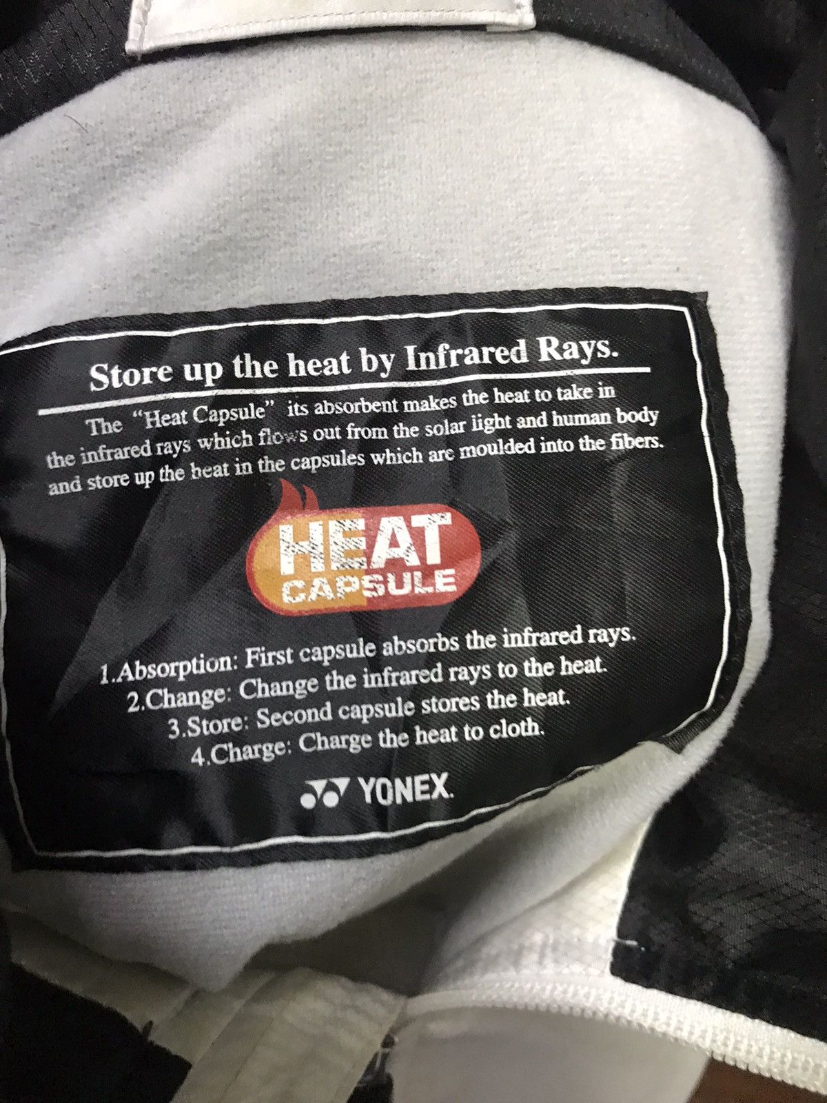 Japanese Brand × Vintage Vintage yonex zipper jacket hidden hoodie Size US L / EU 52-54 / 3 - 4 Thumbnail