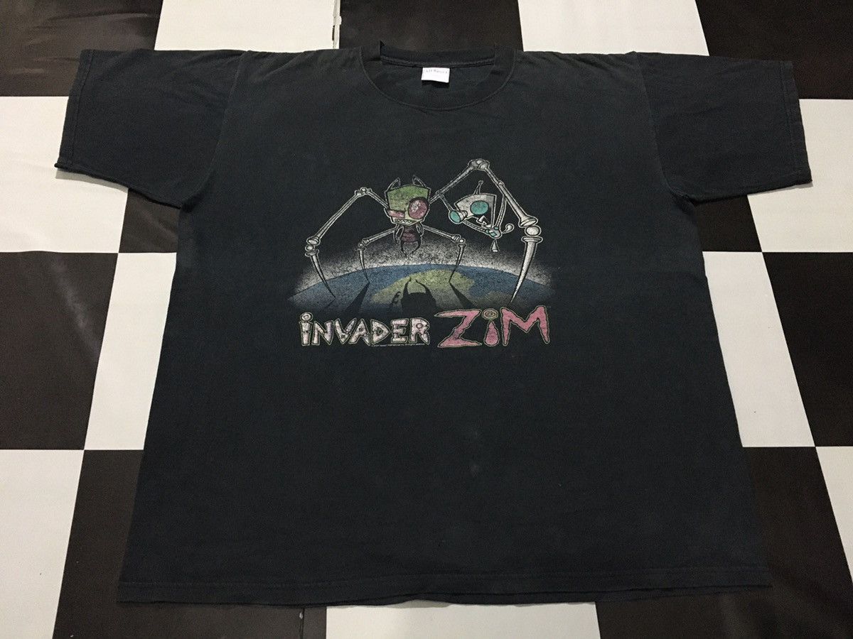 Cartoon Network × Vintage Vintage Invader Zim Shirt 2000s Nickelodeon Size US XL / EU 56 / 4 - 2 Thumbnail