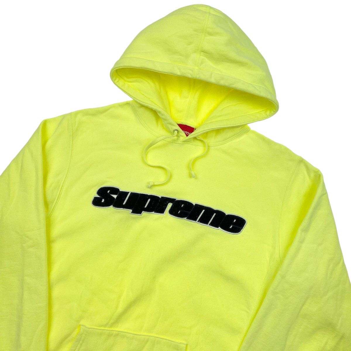 image of Supreme Neon Chenille Hoodie, Men's (Size XL)