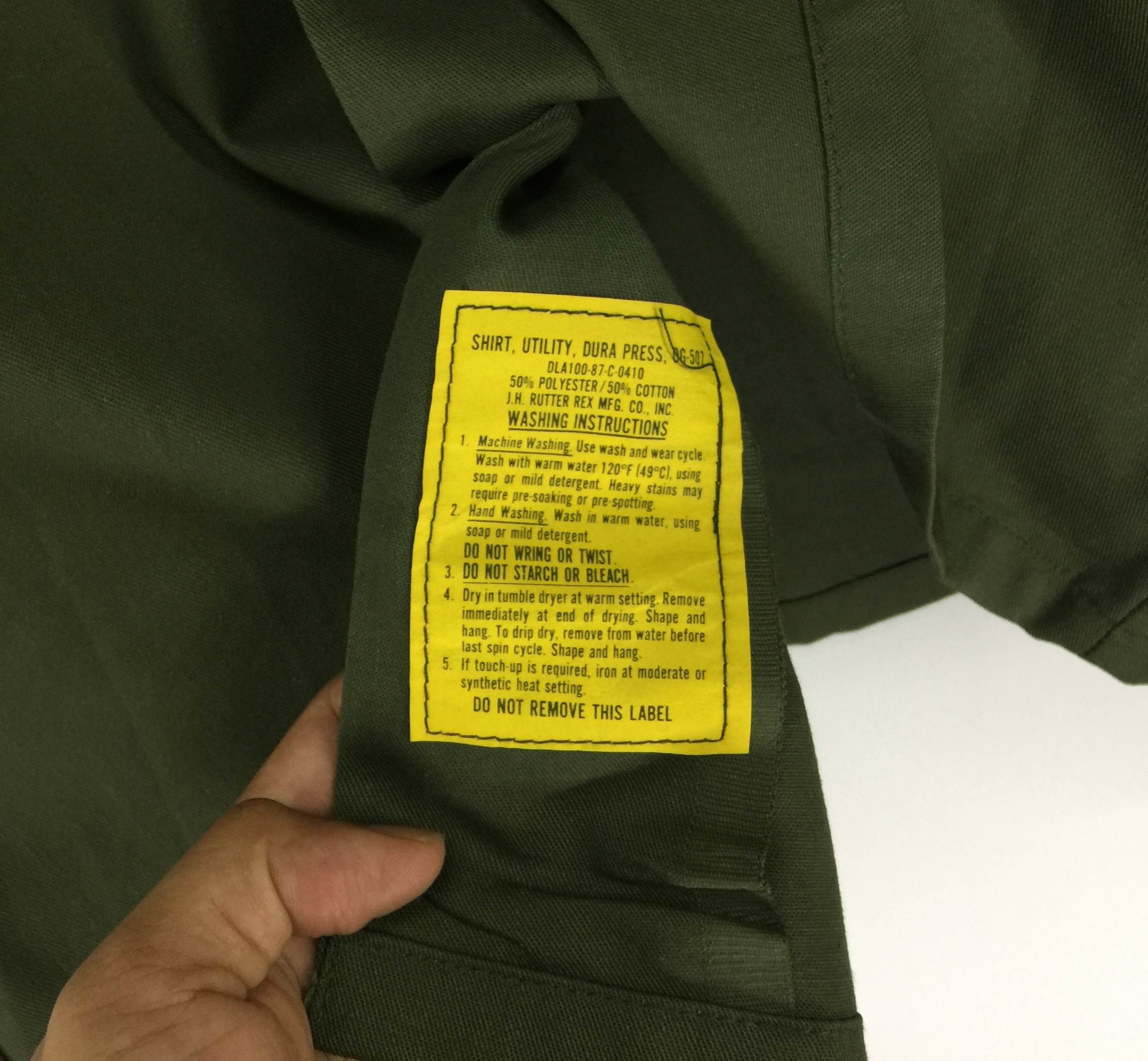 Vintage Og-507 deadstock military vintage 80s shirt Size US XS / EU 42 / 0 - 5 Thumbnail