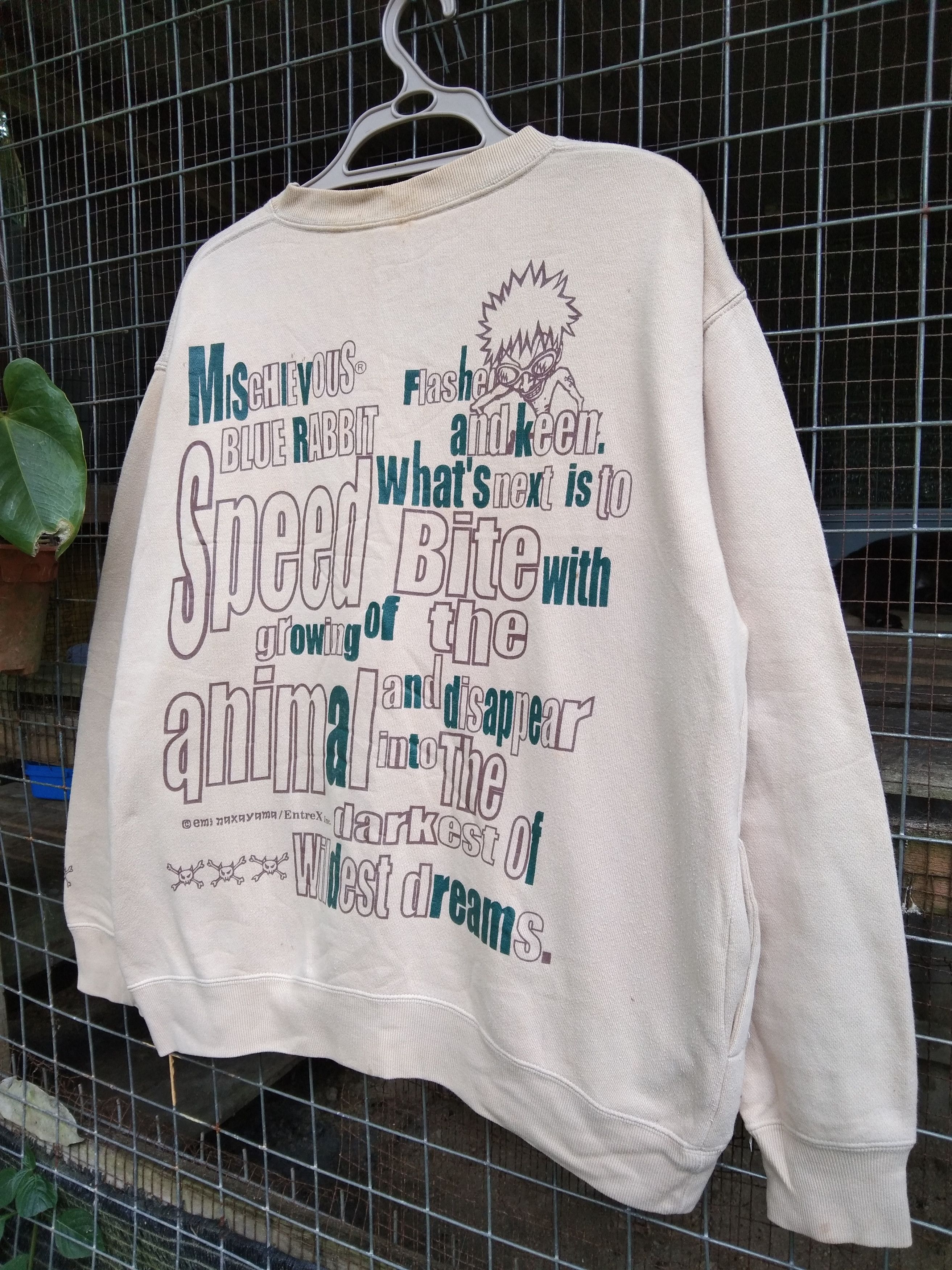 Japanese Brand × Vintage MISCHIEVOUS @EMI NAKAYAMA SWEATSHIRT Size US L / EU 52-54 / 3 - 8 Thumbnail