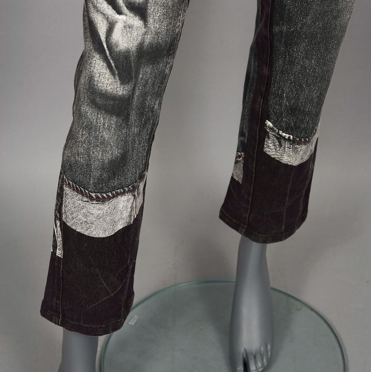 Jean Paul Gaultier Jean Paul Gaultier Trousers Pants Jeans Opctical Illusion Size 26" / US 2 / IT 38 - 8 Thumbnail