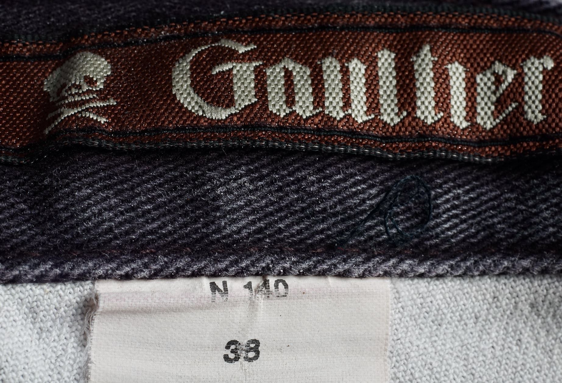 Jean Paul Gaultier Jean Paul Gaultier Trousers Pants Jeans Opctical Illusion Size 26" / US 2 / IT 38 - 10 Thumbnail