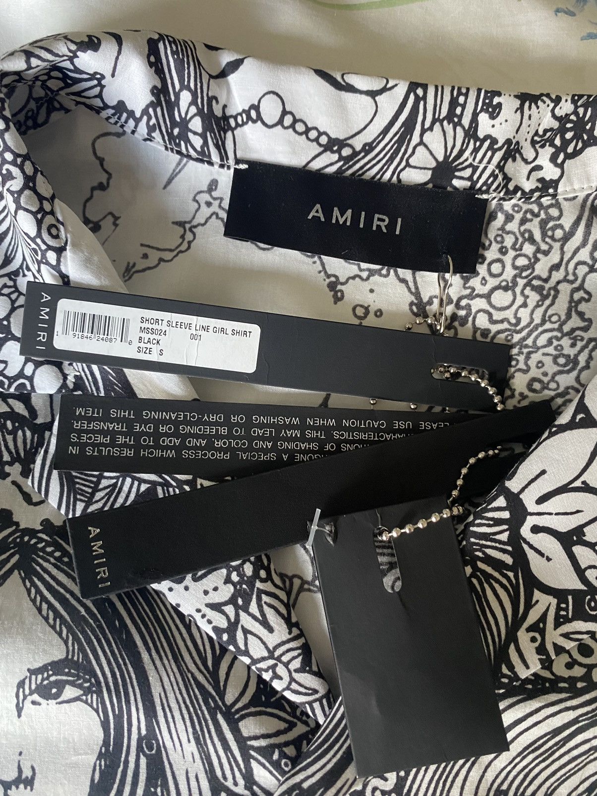Amiri $990 🤑 Amiri nude line girl short sleeve white shirt BNWT Size US S / EU 44-46 / 1 - 22 Thumbnail
