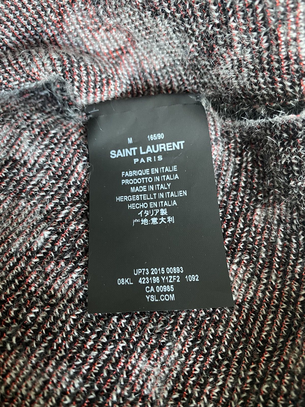 Saint Laurent Paris SS16 😍 Saint Laurent surf sound hearts cardigan Hedi Slimane Size US S / EU 44-46 / 1 - 12 Thumbnail