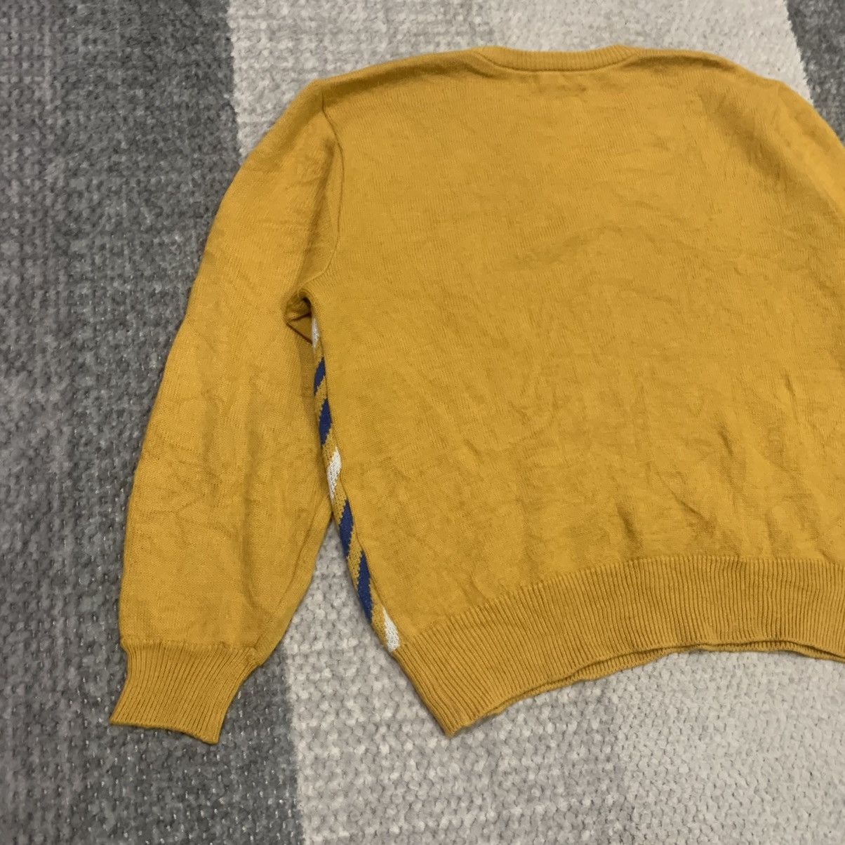 Aran Isles Knitwear × Japanese Brand CASHING Chevron Zigzag Allover Pure Knitwear Jumper Sweater Size M / US 6-8 / IT 42-44 - 12 Thumbnail
