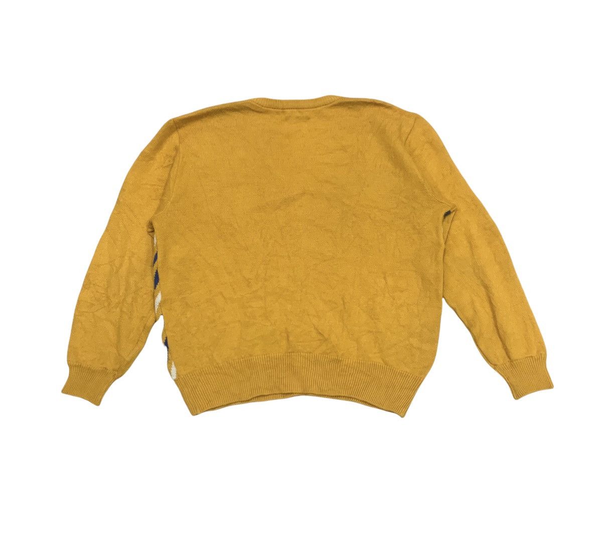 Aran Isles Knitwear × Japanese Brand CASHING Chevron Zigzag Allover Pure Knitwear Jumper Sweater Size M / US 6-8 / IT 42-44 - 2 Thumbnail