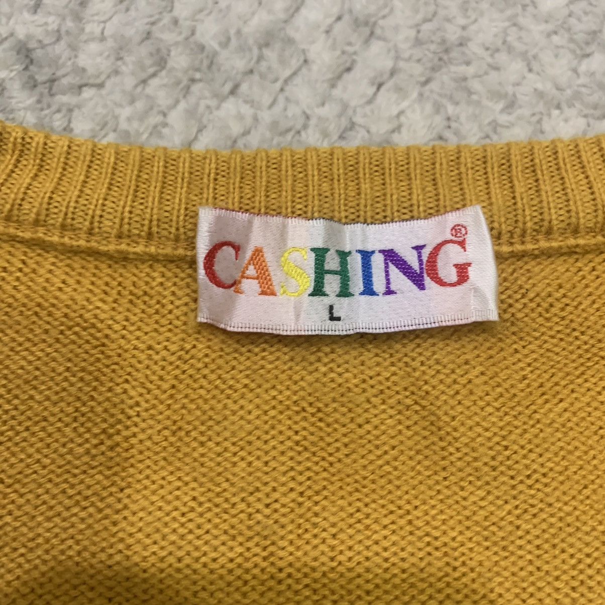 Aran Isles Knitwear × Japanese Brand CASHING Chevron Zigzag Allover Pure Knitwear Jumper Sweater Size M / US 6-8 / IT 42-44 - 14 Thumbnail