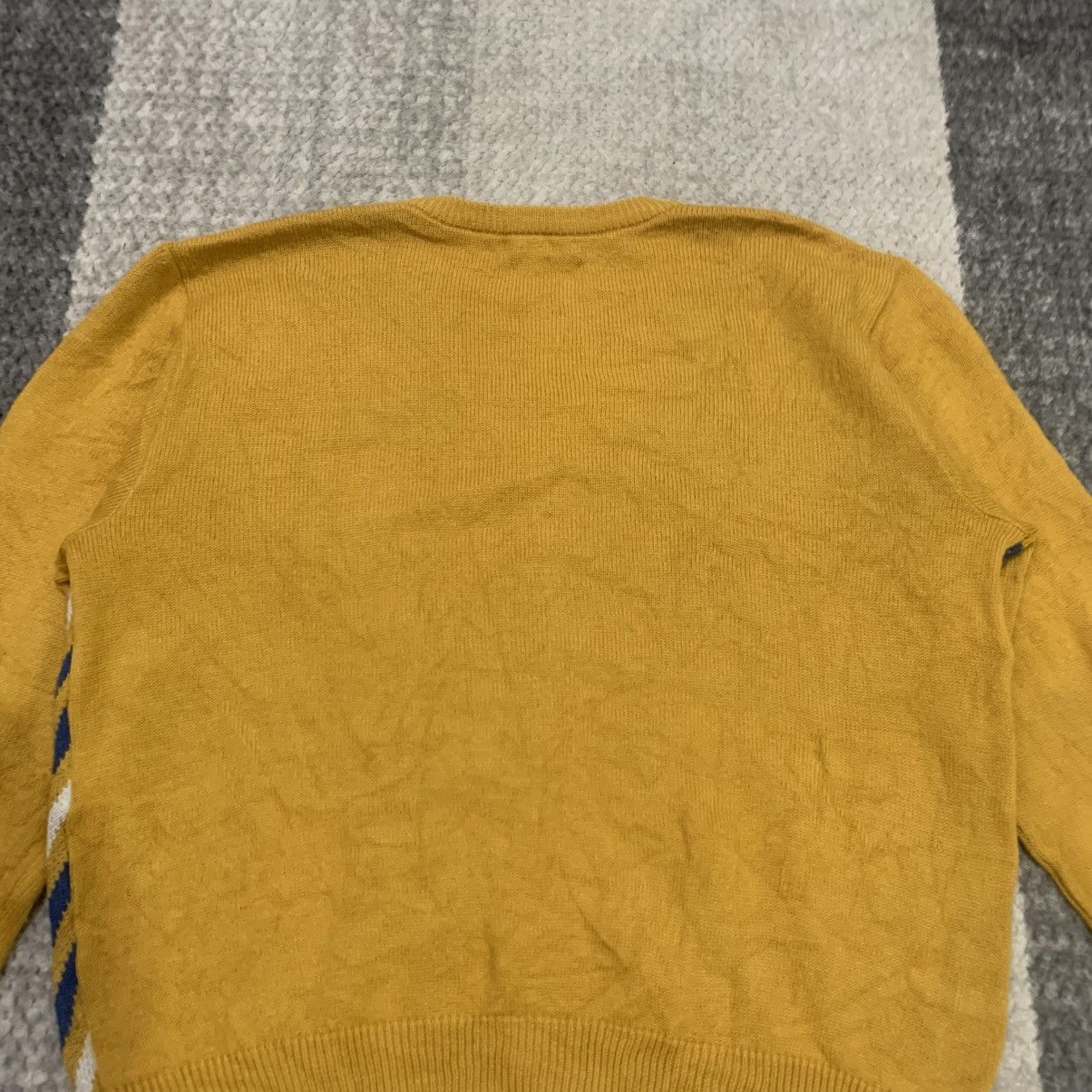 Aran Isles Knitwear × Japanese Brand CASHING Chevron Zigzag Allover Pure Knitwear Jumper Sweater Size M / US 6-8 / IT 42-44 - 10 Thumbnail