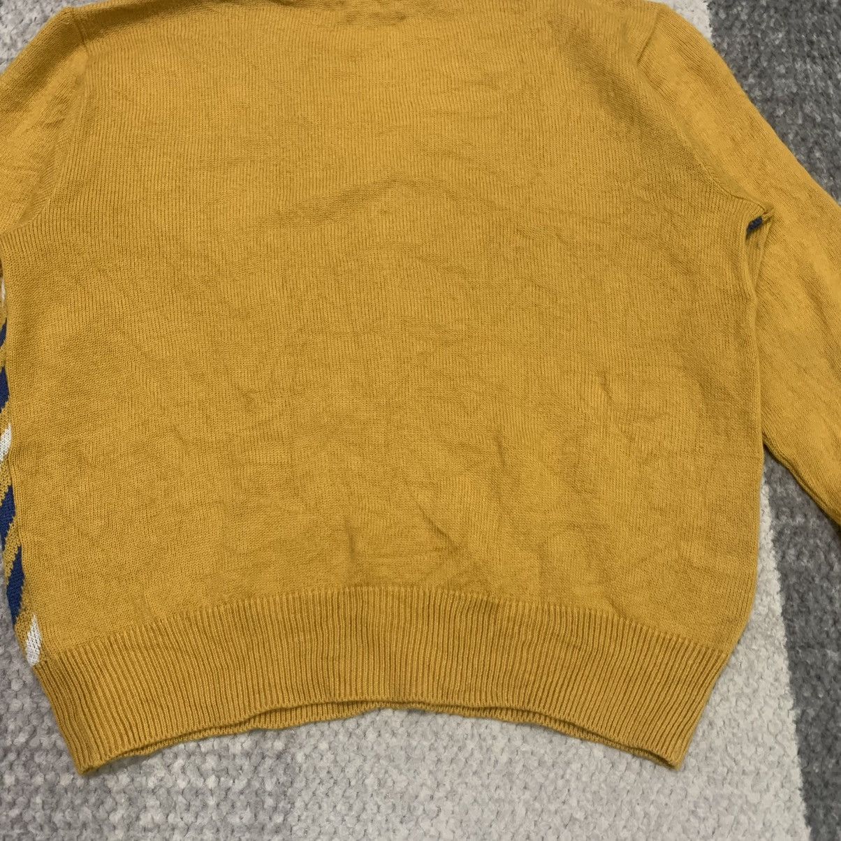 Aran Isles Knitwear × Japanese Brand CASHING Chevron Zigzag Allover Pure Knitwear Jumper Sweater Size M / US 6-8 / IT 42-44 - 11 Thumbnail