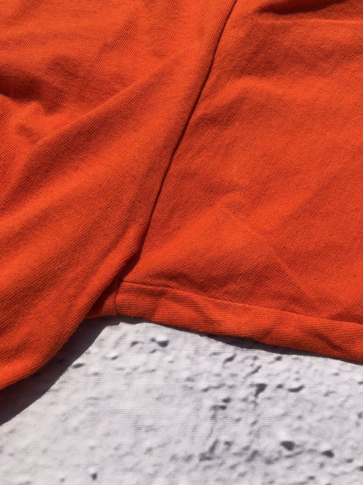 Stussy Vintage 90s Stussy Bones Made USA Orange Tee Size US M / EU 48-50 / 2 - 11 Thumbnail