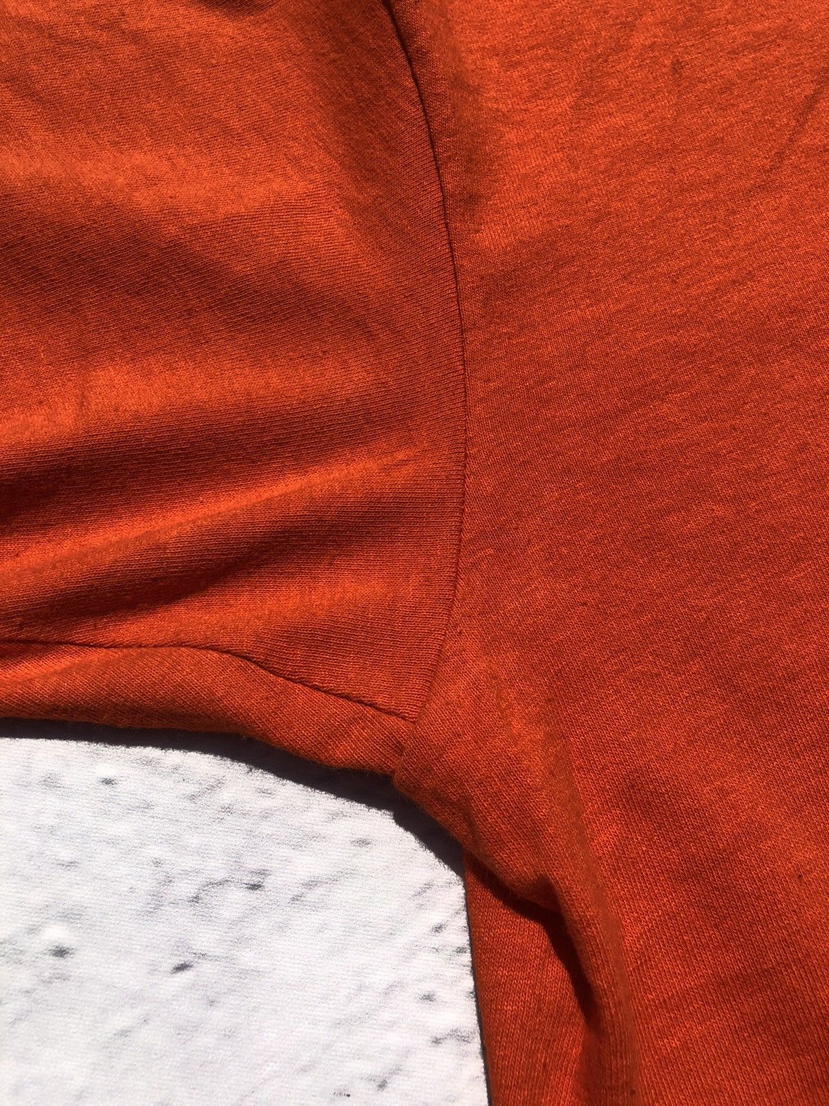Stussy Vintage 90s Stussy Bones Made USA Orange Tee Size US M / EU 48-50 / 2 - 13 Thumbnail