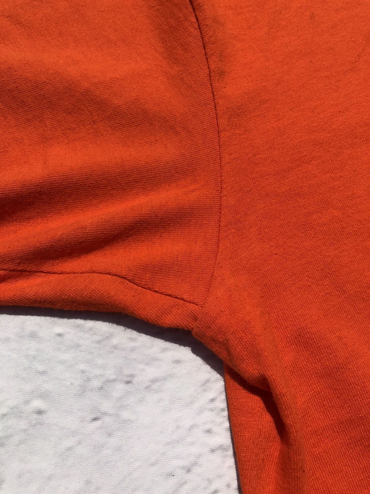 Stussy Vintage 90s Stussy Bones Made USA Orange Tee Size US M / EU 48-50 / 2 - 12 Thumbnail