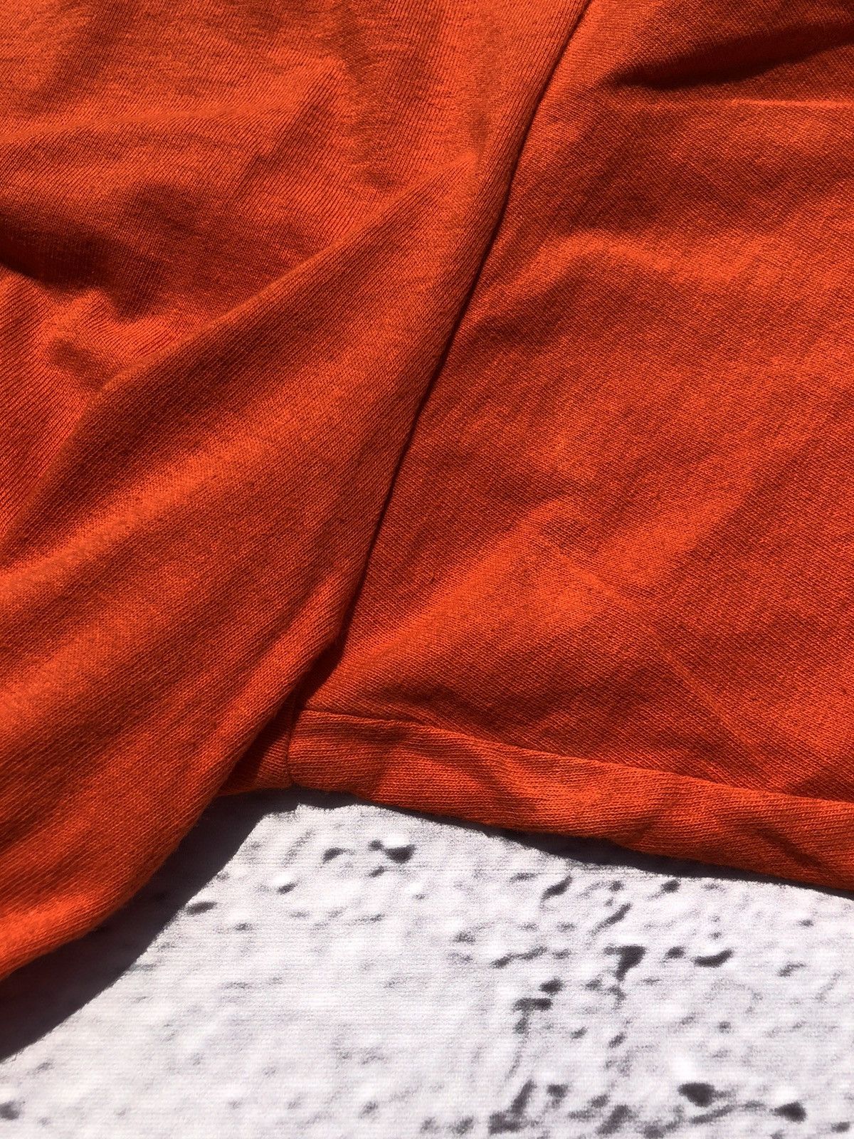 Stussy Vintage 90s Stussy Bones Made USA Orange Tee Size US M / EU 48-50 / 2 - 10 Thumbnail