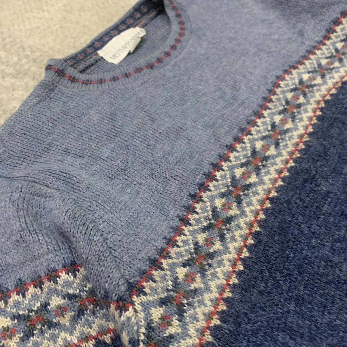 MOTHERHOOD Vintage USA Handknit Baggy Pure Knitwear Sweater