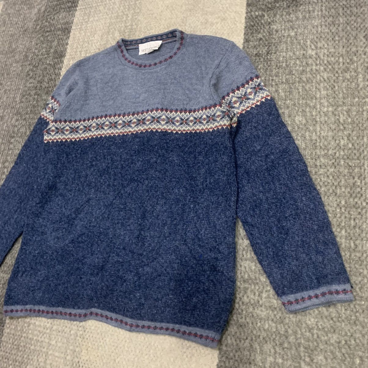 MOTHERHOOD Vintage USA Handknit Baggy Pure Knitwear Sweater