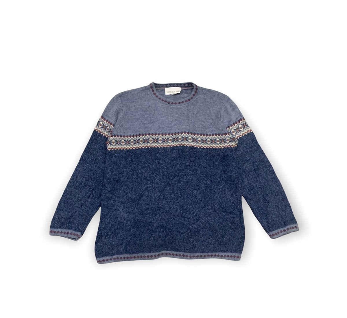 MOTHERHOOD Vintage USA Handknit Baggy Pure Knitwear Sweater