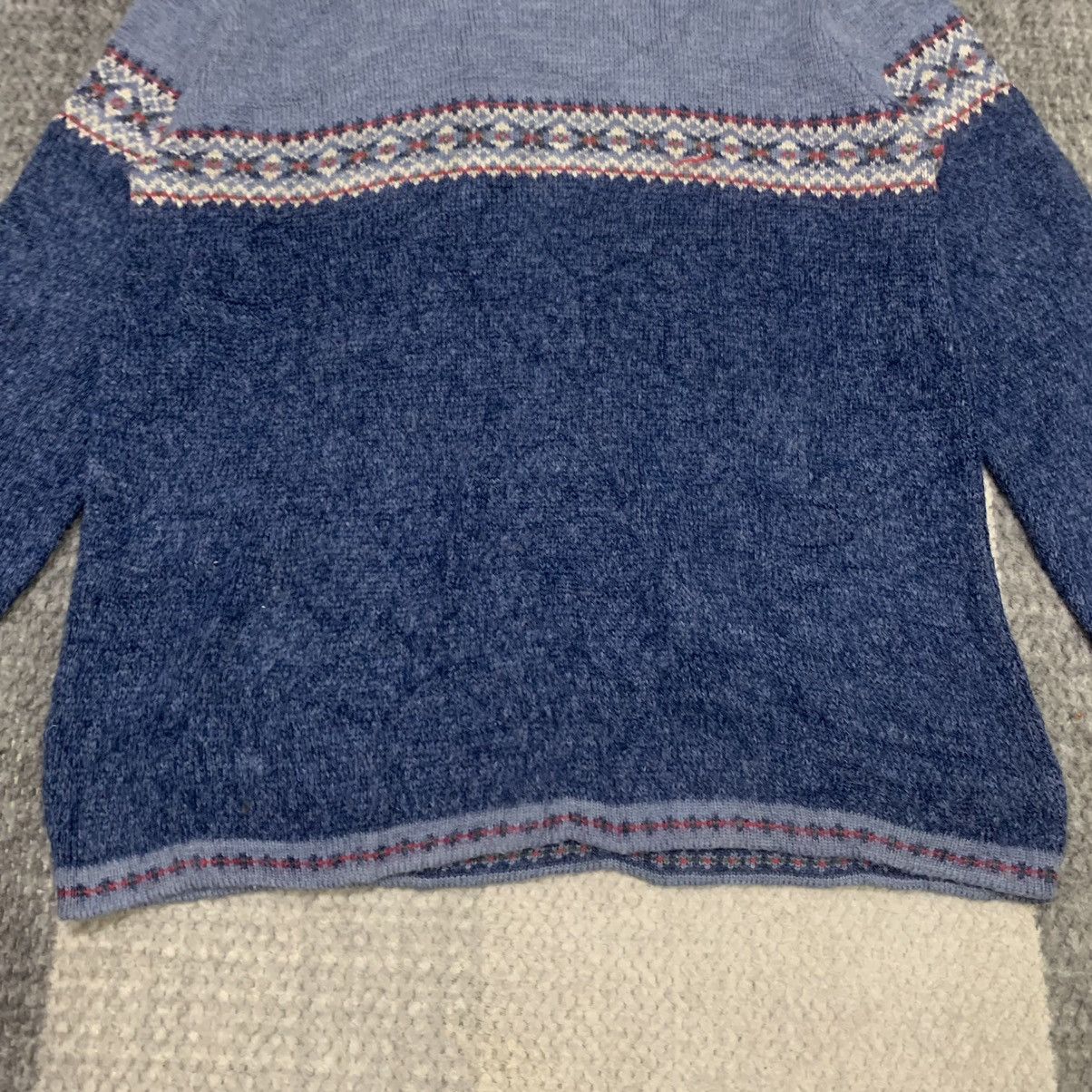 MOTHERHOOD Vintage USA Handknit Baggy Pure Knitwear Sweater