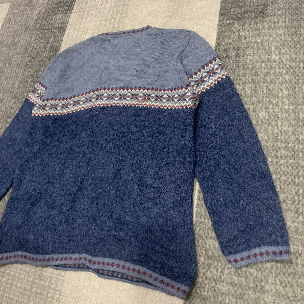 MOTHERHOOD Vintage USA Handknit Baggy Pure Knitwear Sweater