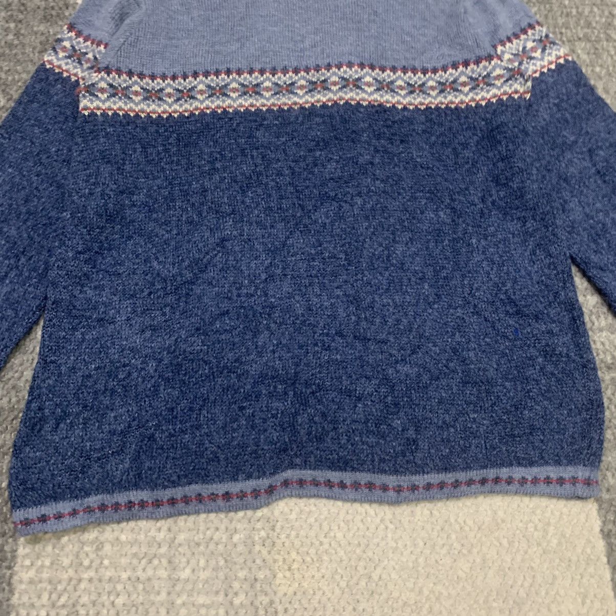 MOTHERHOOD Vintage USA Handknit Baggy Pure Knitwear Sweater