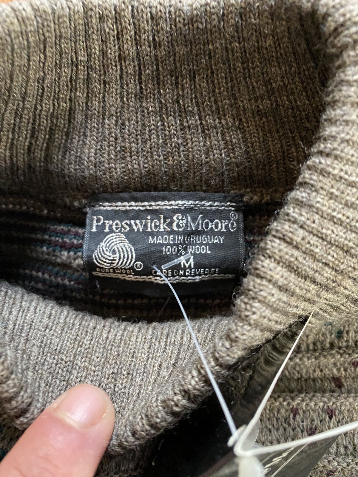 Vintage Vintage NWT 80’s Preswick & Moore Wool Knit Sweater Size US M / EU 48-50 / 2 - 9 Thumbnail