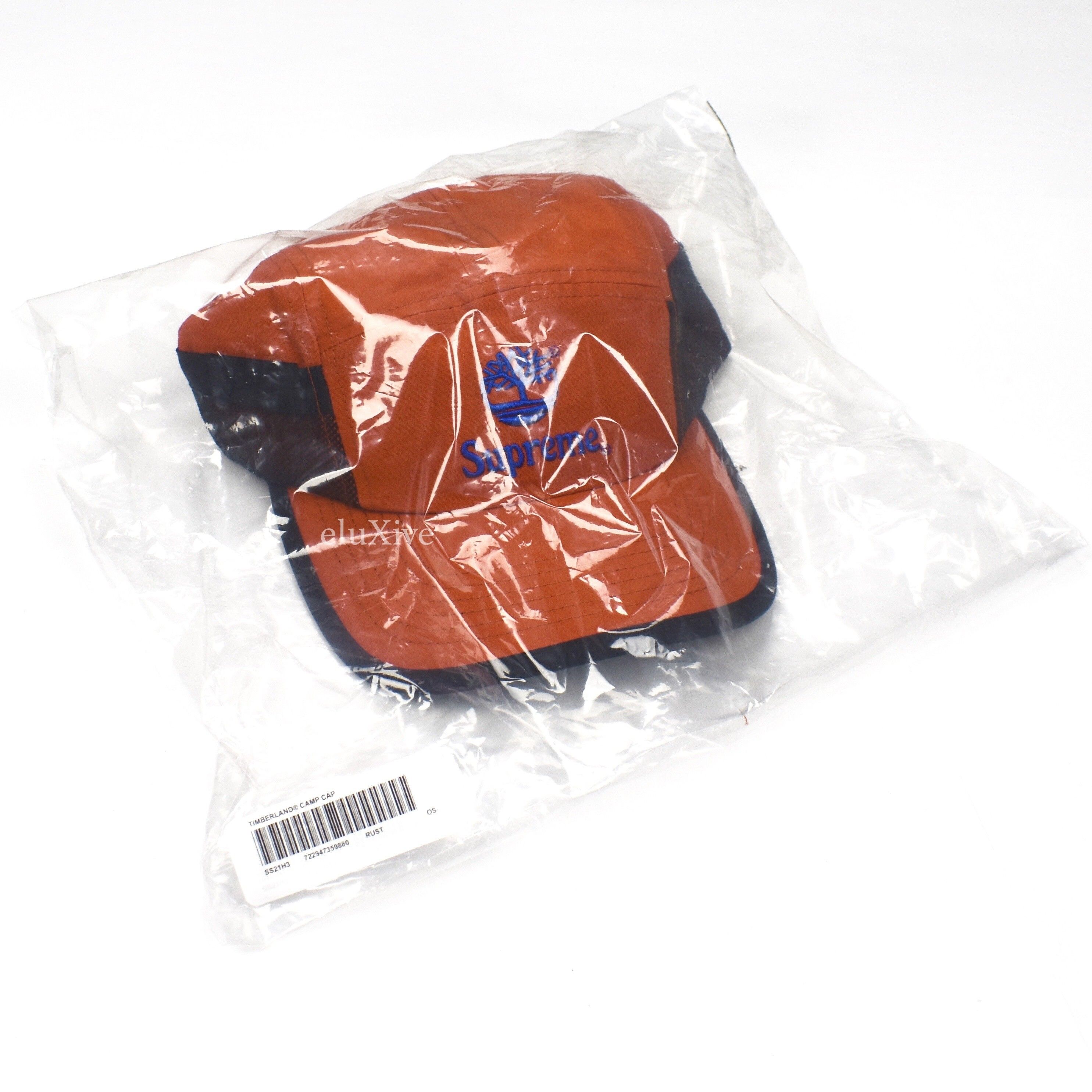 Supreme Supreme Timberland Logo Embroidered Hat (Rust) DS Size ONE SIZE - 10 Thumbnail