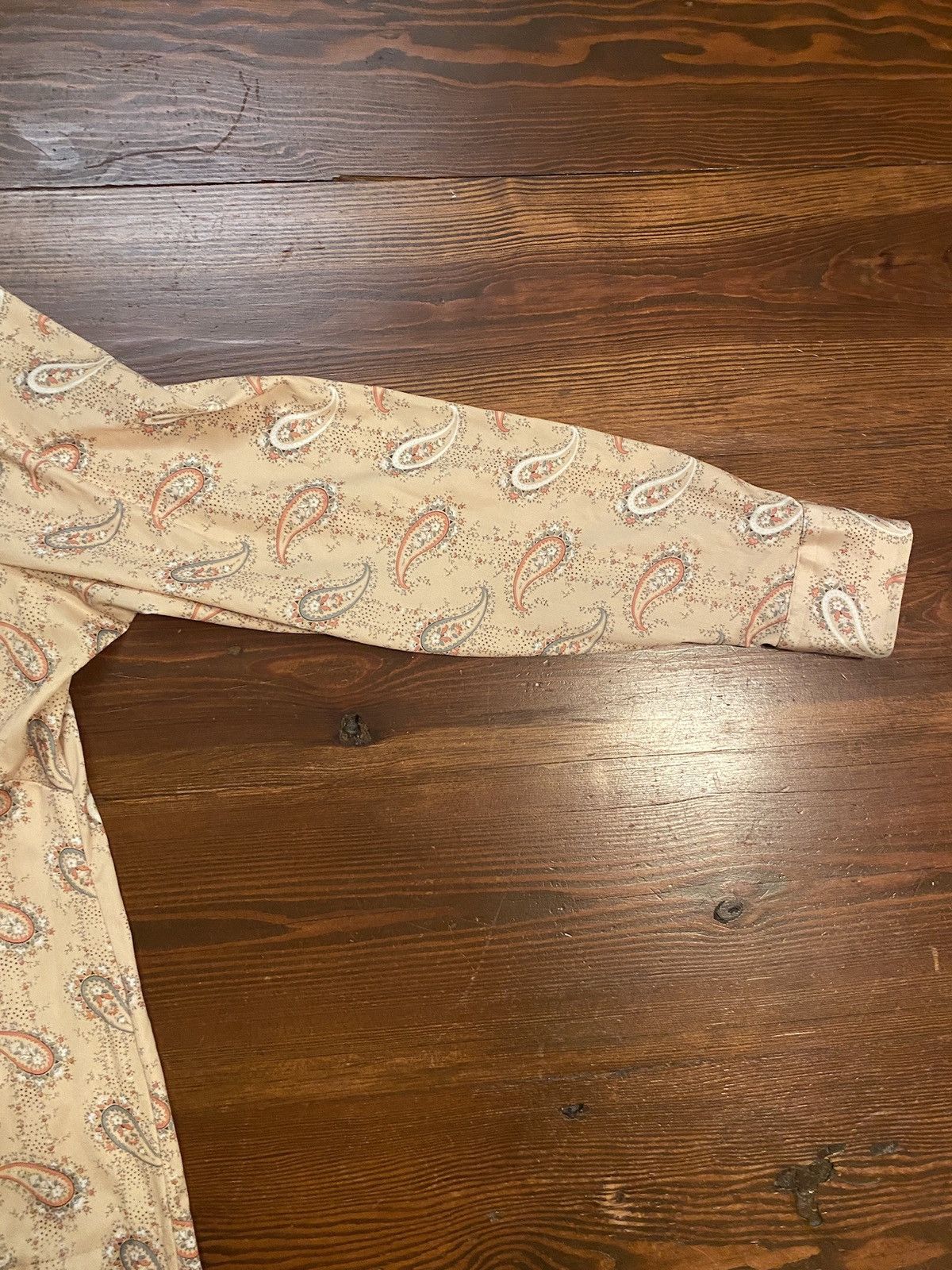 Sears Vintage 70’s Sears Polyester Paisley Long Sleeve Button Up Size US L / EU 52-54 / 3 - 7 Thumbnail