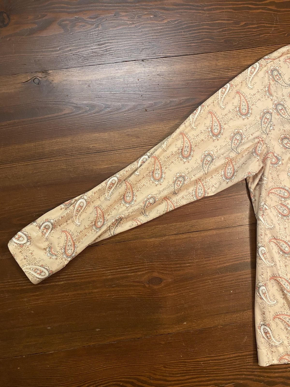 Sears Vintage 70’s Sears Polyester Paisley Long Sleeve Button Up Size US L / EU 52-54 / 3 - 5 Thumbnail