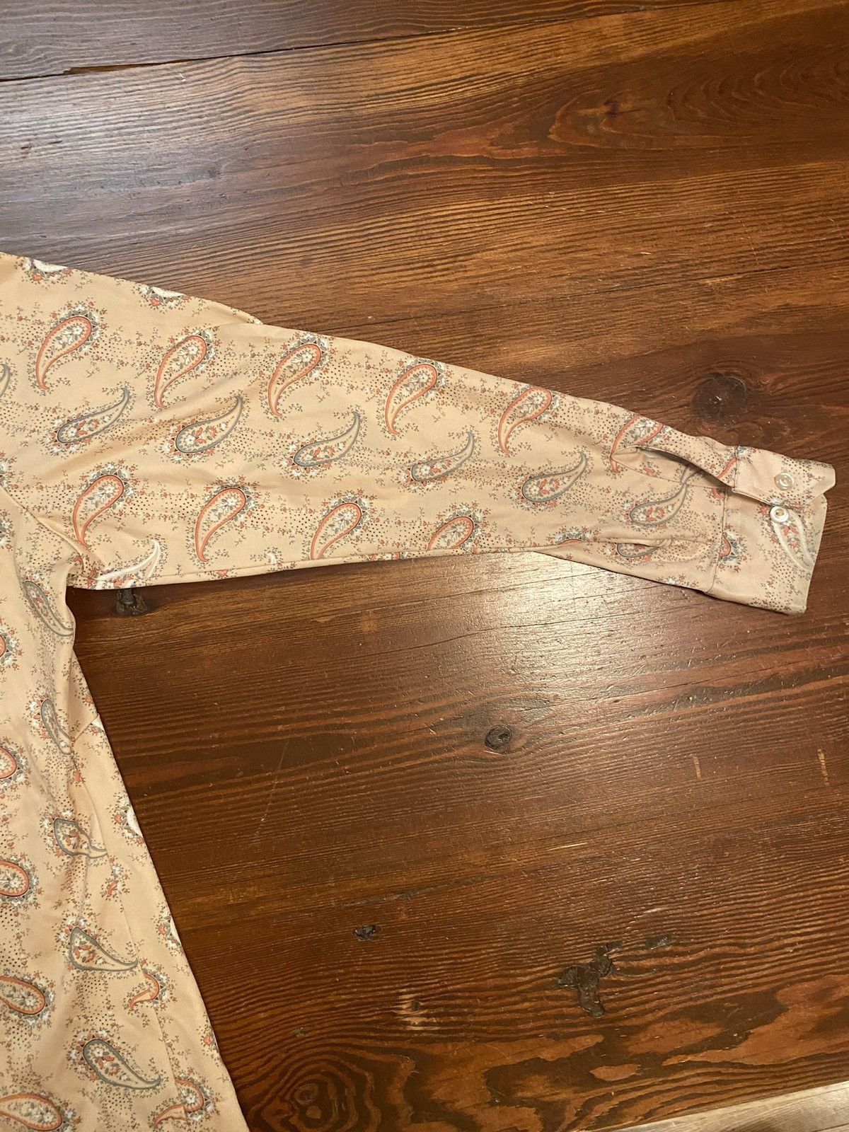 Sears Vintage 70’s Sears Polyester Paisley Long Sleeve Button Up Size US L / EU 52-54 / 3 - 10 Thumbnail