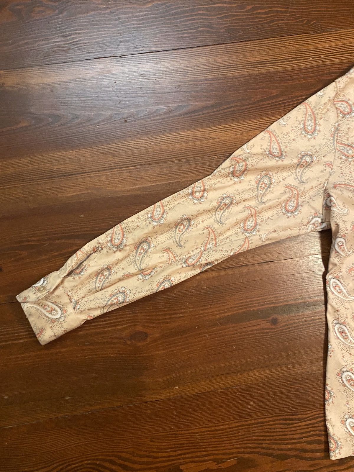 Sears Vintage 70’s Sears Polyester Paisley Long Sleeve Button Up Size US L / EU 52-54 / 3 - 9 Thumbnail