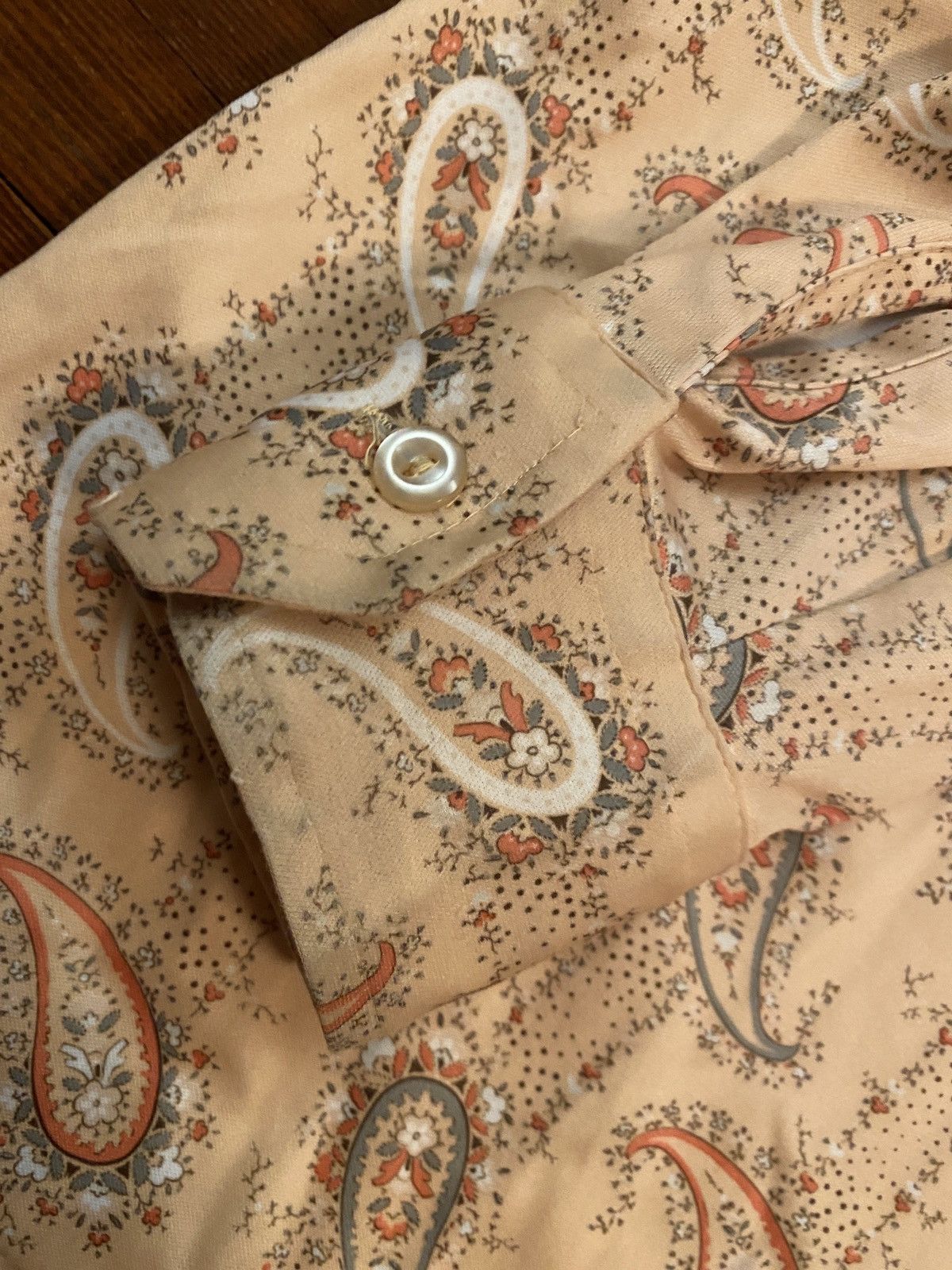 Sears Vintage 70’s Sears Polyester Paisley Long Sleeve Button Up Size US L / EU 52-54 / 3 - 11 Thumbnail