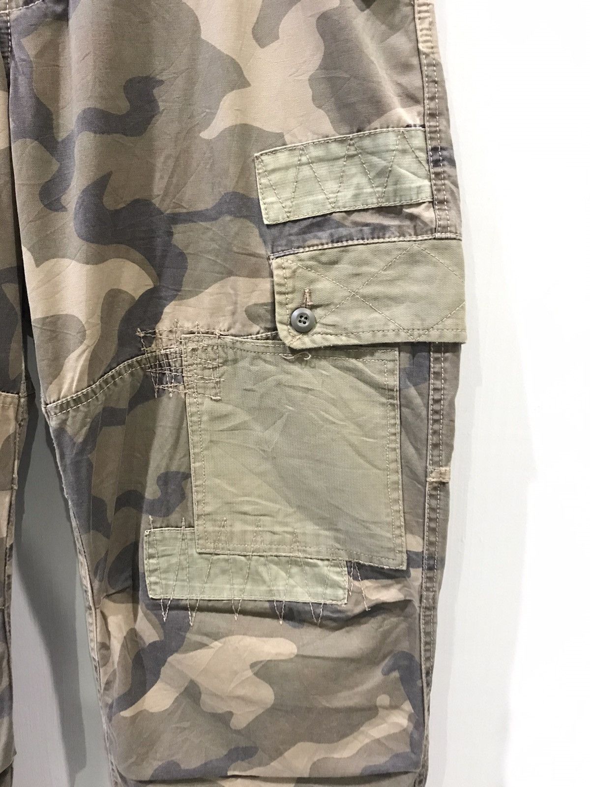 Avirex AVIREX Avant Garde Patchwork Multi Camo Cargo Tactical Pant Size US 34 / EU 50 - 4 Thumbnail