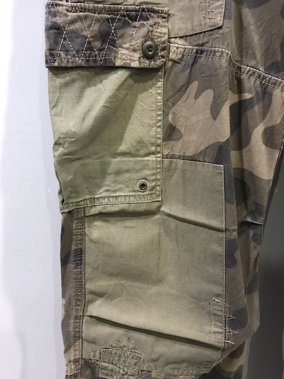 Avirex AVIREX Avant Garde Patchwork Multi Camo Cargo Tactical Pant Size US 34 / EU 50 - 21 Thumbnail