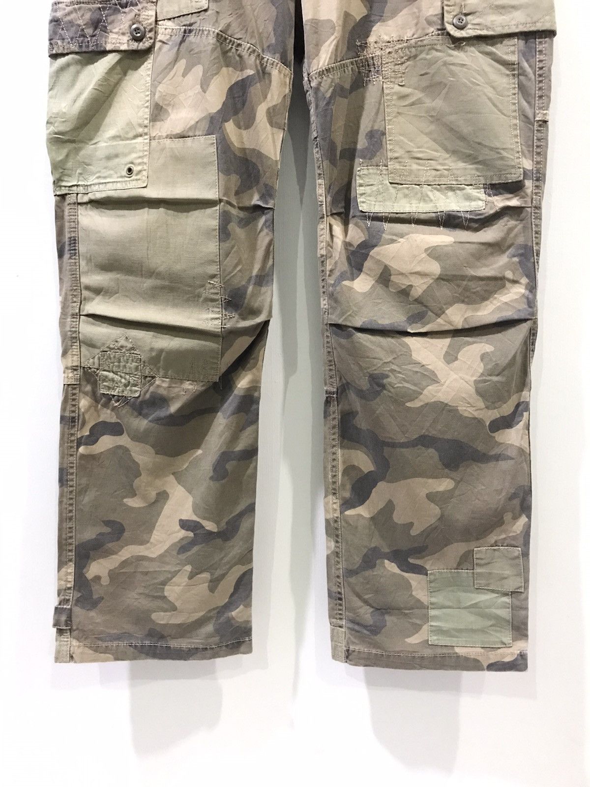 Avirex AVIREX Avant Garde Patchwork Multi Camo Cargo Tactical Pant Size US 34 / EU 50 - 6 Thumbnail