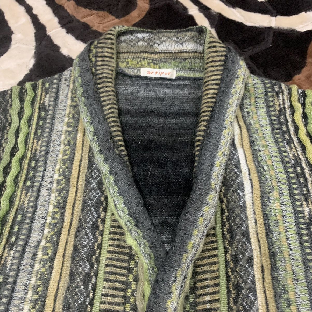 Designer × Other ARTIPUR Coogi Inspired Pure Cable Knitwear Cardigan Sweater Size US M / EU 48-50 / 2 - 7 Thumbnail