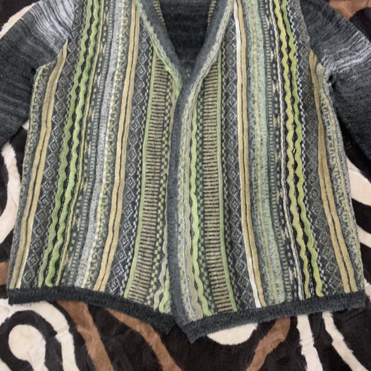 Designer × Other ARTIPUR Coogi Inspired Pure Cable Knitwear Cardigan Sweater Size US M / EU 48-50 / 2 - 4 Thumbnail