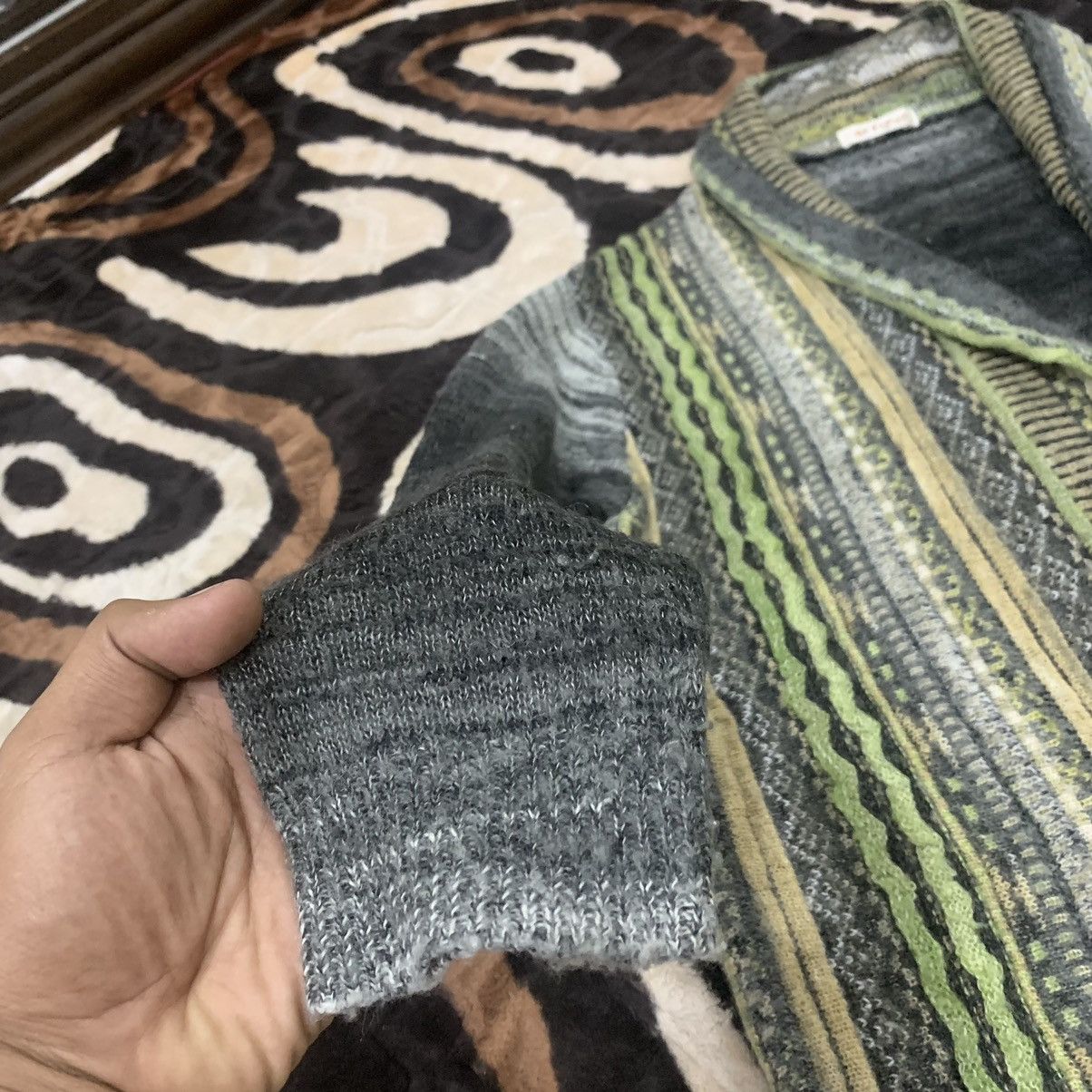 Designer × Other ARTIPUR Coogi Inspired Pure Cable Knitwear Cardigan Sweater Size US M / EU 48-50 / 2 - 9 Thumbnail