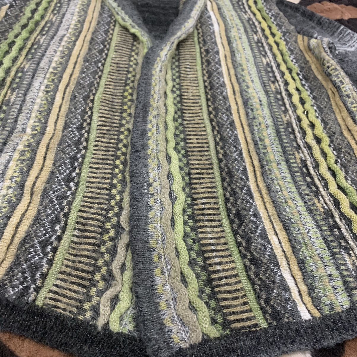 Designer × Other ARTIPUR Coogi Inspired Pure Cable Knitwear Cardigan Sweater Size US M / EU 48-50 / 2 - 8 Thumbnail