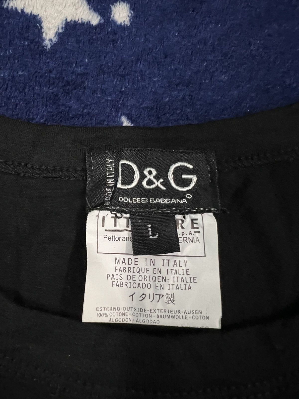 Dolce & Gabbana Dolce and Gabbana Big Logo Tshirt Size US L / EU 52-54 / 3 - 3 Thumbnail