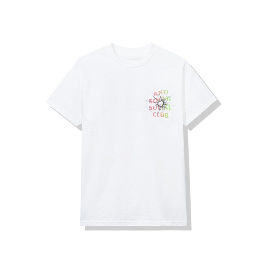 Anti Social Social Club DS ASSC shattered glasses Logo Theories White Tee BAPE KITH Size US XL / EU 56 / 4 - 4 Thumbnail