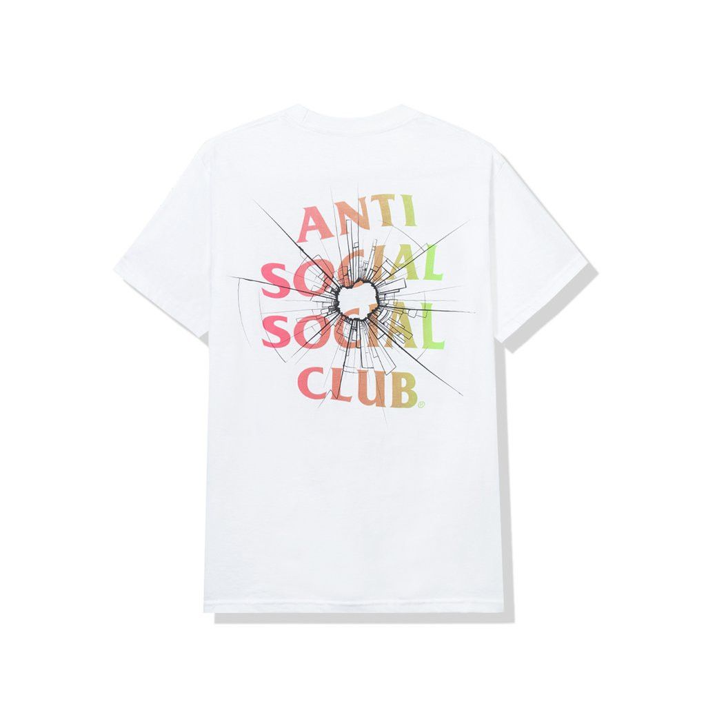 Anti Social Social Club DS ASSC shattered glasses Logo Theories White Tee BAPE KITH Size US XL / EU 56 / 4 - 6 Thumbnail