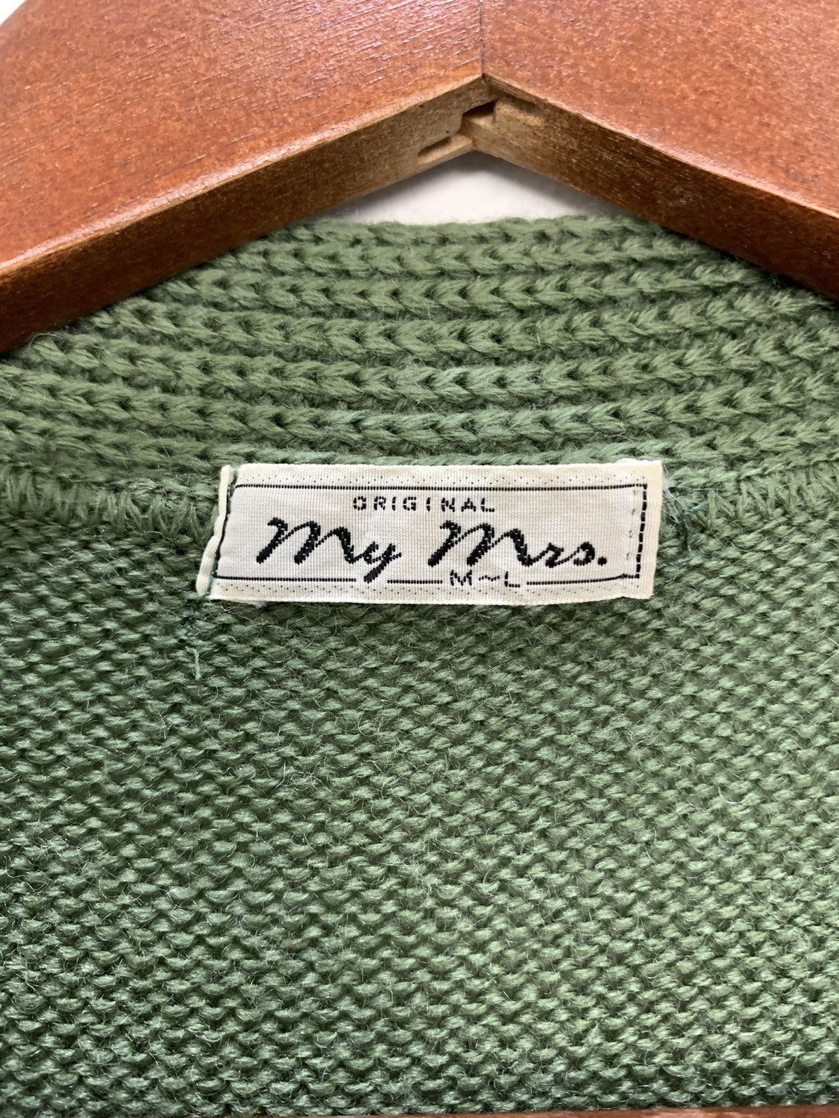 Japanese Brand MY MRS Allover Art Cable Knitwear Patterned Cardigan Vest Size US M / EU 48-50 / 2 - 19 Thumbnail