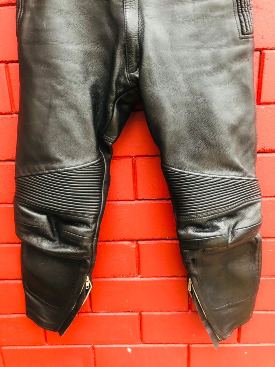 Genuine Leather × Japanese Brand × Vintage Vintage Motorcycle Leather Designer fashionStyle Pant Size US 29 - 4 Thumbnail