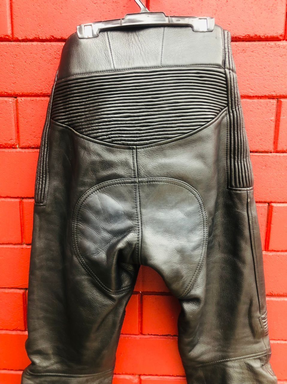 Genuine Leather × Japanese Brand × Vintage Vintage Motorcycle Leather Designer fashionStyle Pant Size US 29 - 12 Thumbnail