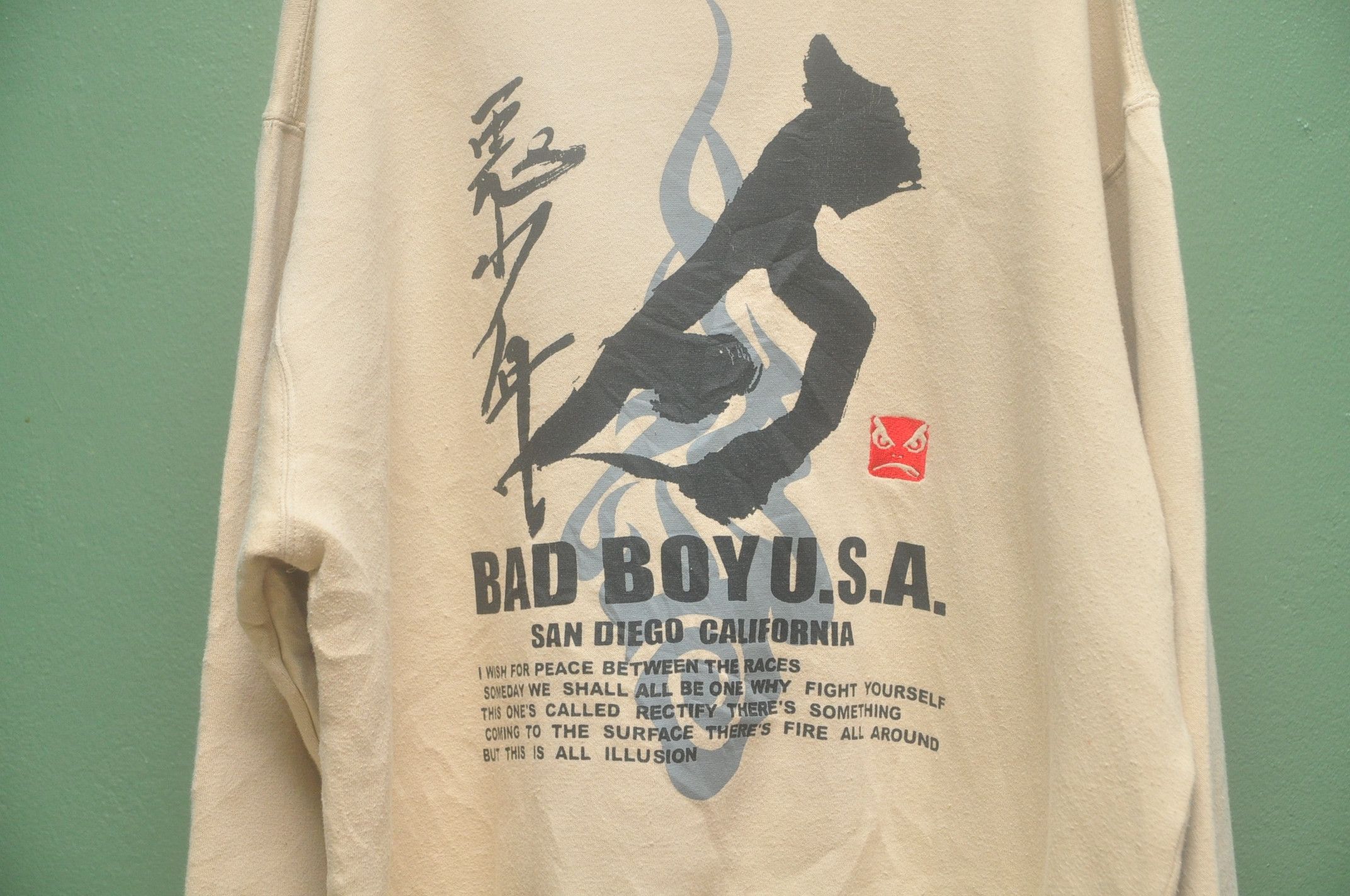 Japanese Brand × Vintage Vintage Bad Boy USA San Diego California Sweatshirt Size US L / EU 52-54 / 3 - 3 Thumbnail
